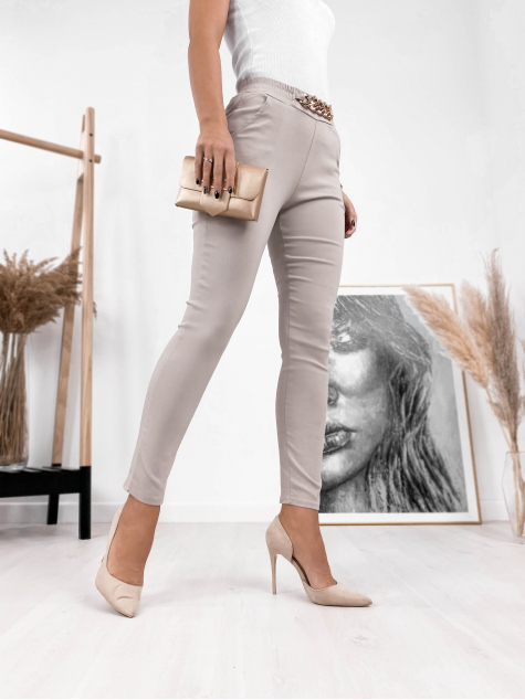 PANTALONI BRELDA BEJ