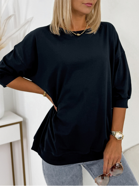 BLOUSE TEJAS NOIR