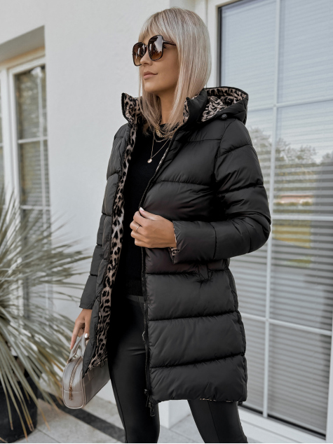 VESTE MARIZA  REVERSIBLE NOIR