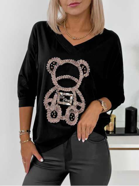 BLOUSE URSO NOIR