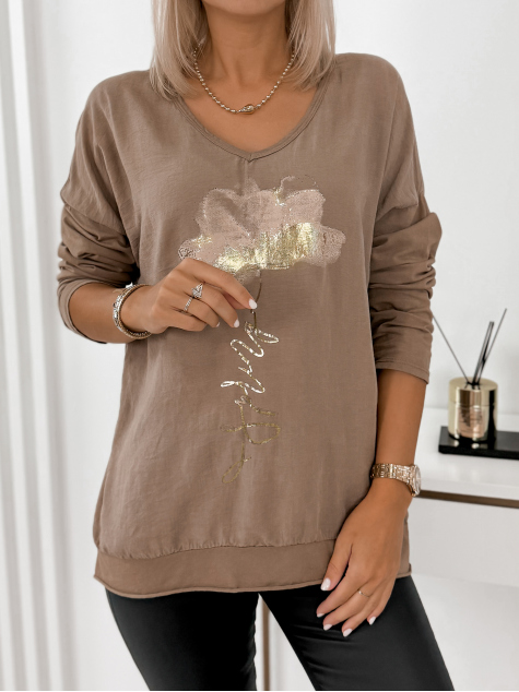 BLOUSE WARADA CARAMEL