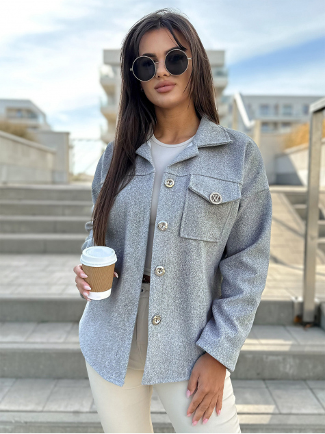 VESTE TECLA GRIS