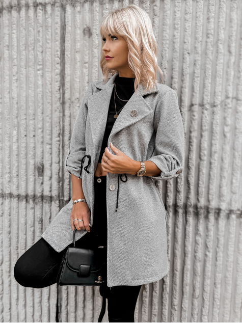 MANTEAU KATTIA GRIS