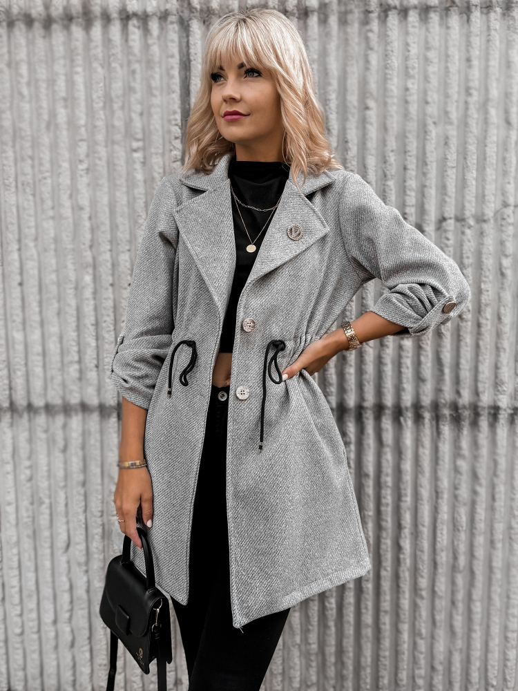 MANTEAU KATTIA GRIS