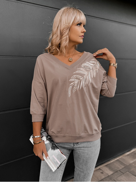 BLUZA AYLIN BEJ