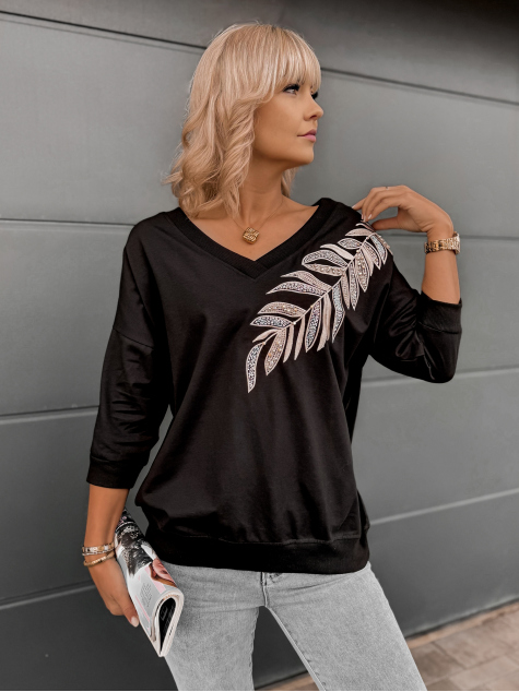 BLUSE AYLIN SCHWARZ