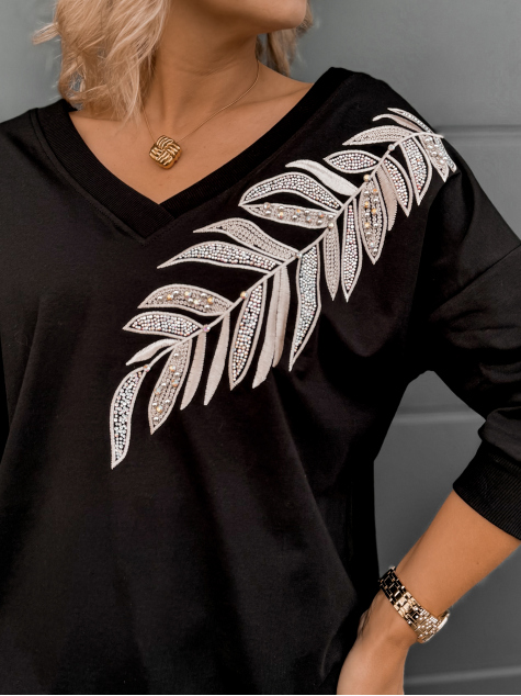 BLUZA AYLIN NEGRU
