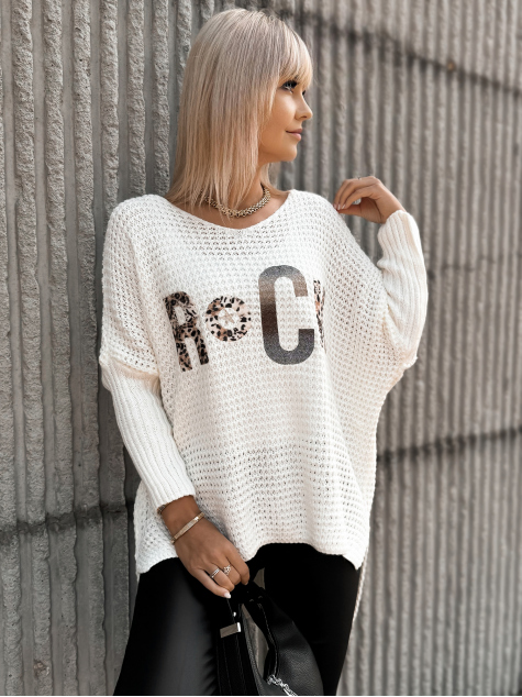 LETSROCK PULLOVER ECRU