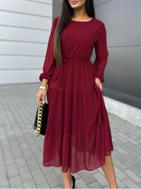 DRESS ARENAS BURGUNDY