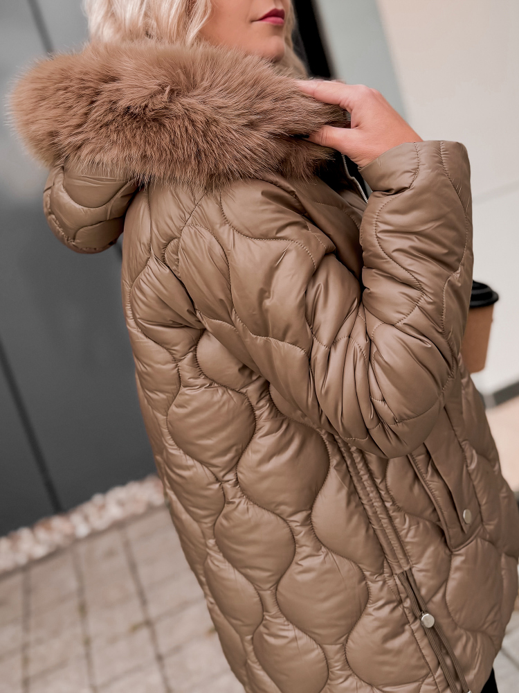 VESTE LAMIA CARAMEL