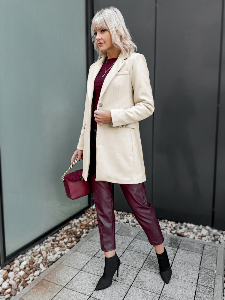 JAZMIN COAT SMĖLIOS SPALVOS
