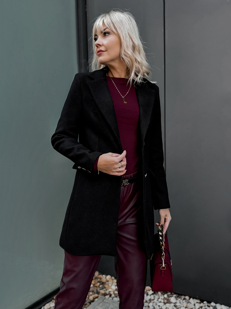 MANTEAU JAZMIN NOIR