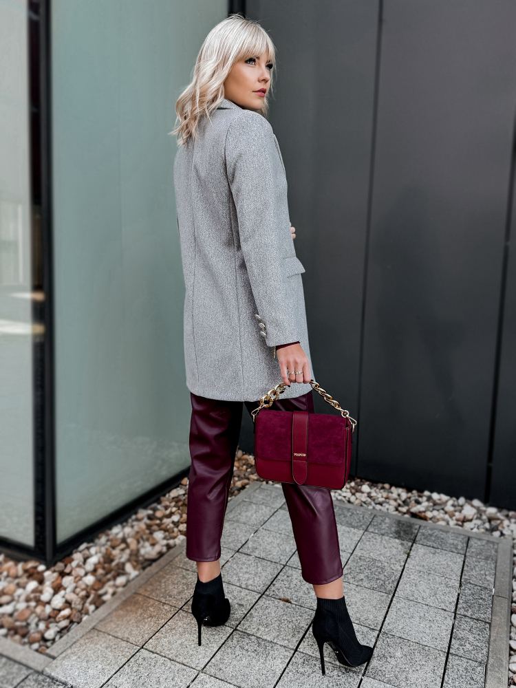 MANTEAU JAZMIN GRIS CLAIR