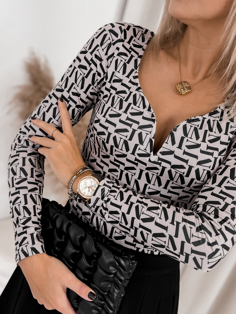 BLUSE ERFOLG BEIGE