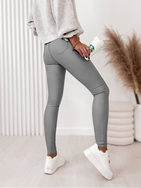 PANTALONI PIELE NETEDA GRI