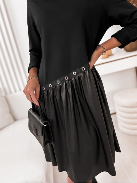 KLEID DRINA SCHWARZ