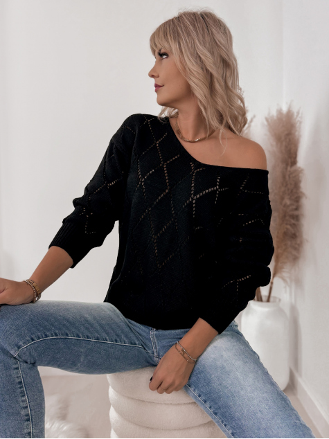 PULLOVER XADA SCHWARZ