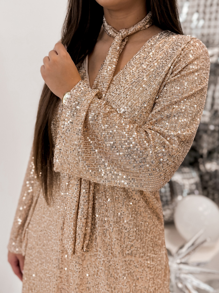 DRESS DELRIO GOLD