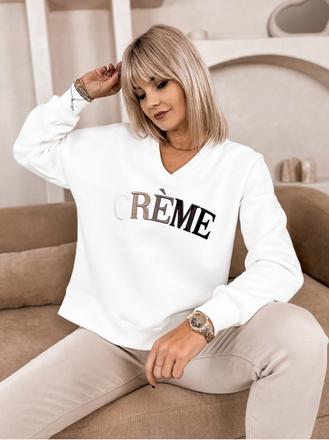 SWEATSHIRT CREME ECRU