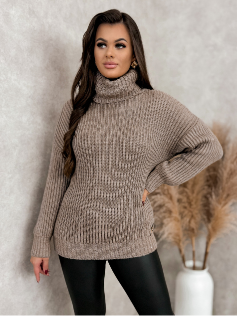 SWEATER SARIA DARK BEIGE