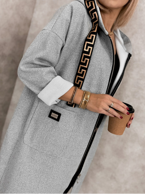 MANTEAU CLAUDETTE GRIS