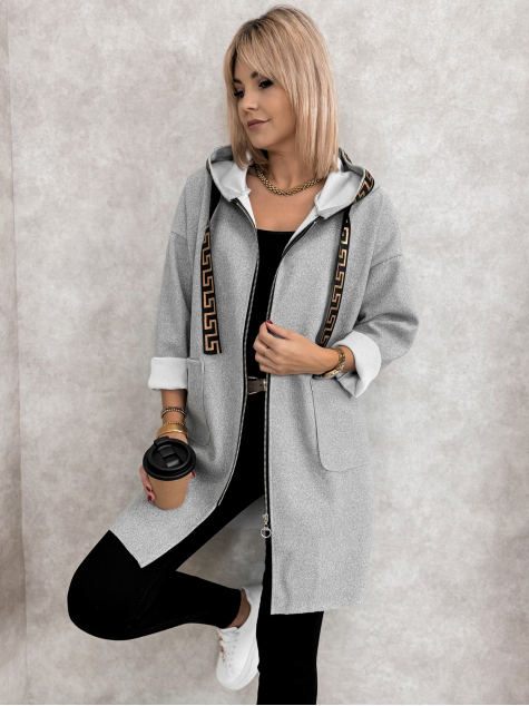MANTEAU CLAUDETTE GRIS