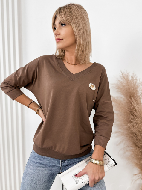 BLOUSE PENSE BROWN