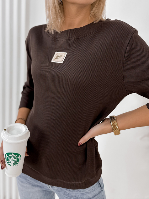 BLOUSE LASTERO BRUN