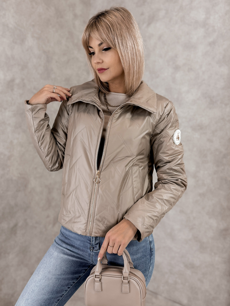JACKE GROTON DUNKELBEIGE