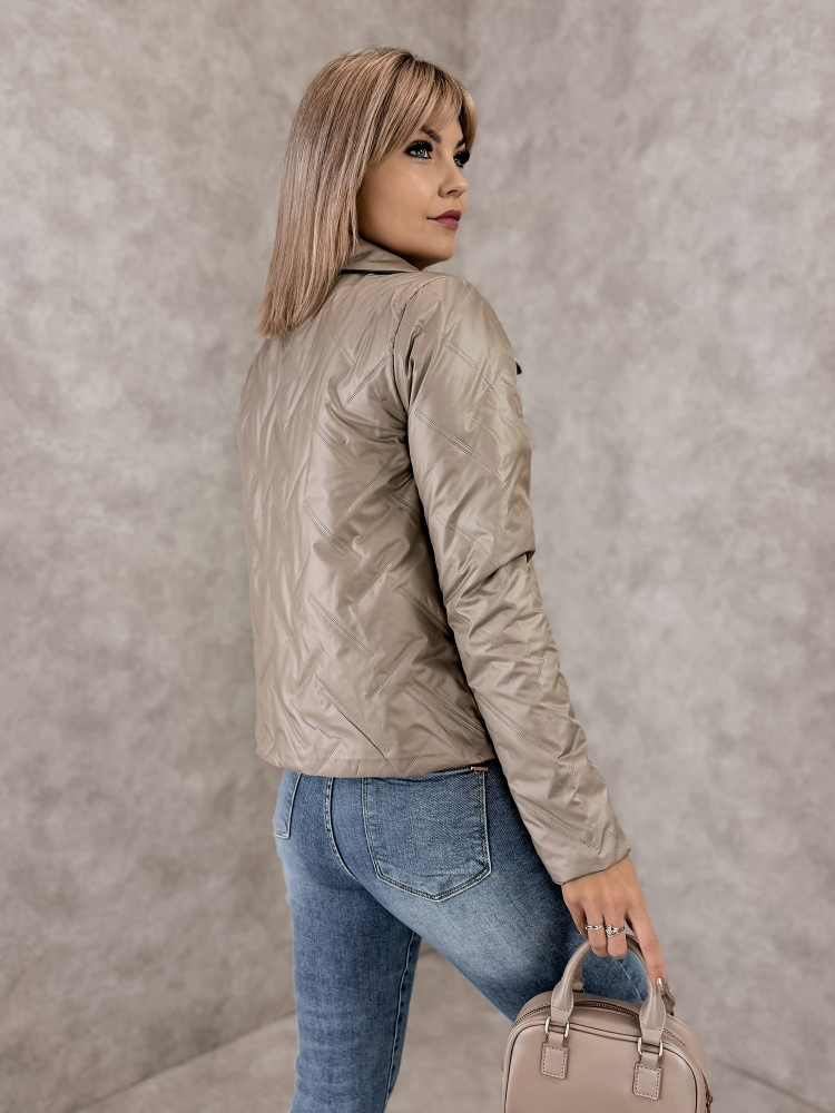 JACKE GROTON DUNKELBEIGE