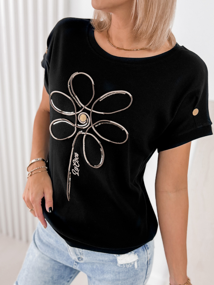 BLUSE EVANA SCHWARZ